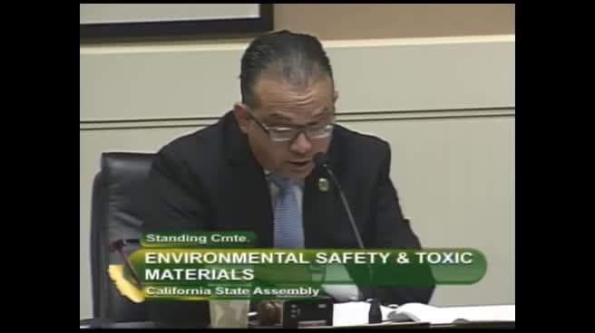 Assembly Standing Committee on Environmental Safety and Toxic Materials