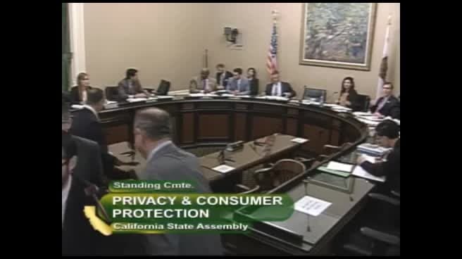 Assembly Standing Committee on Privacy and Consumer Protection