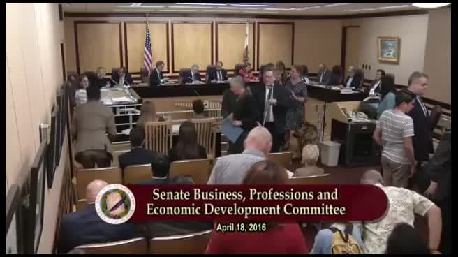 Senate Standing Committee on Business, Professions and Economic Development