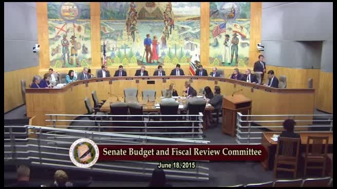 Senate Standing Committee on Budget and Fiscal Review