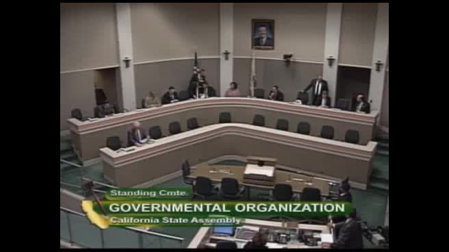 Assembly Standing Committee on Governmental Organization