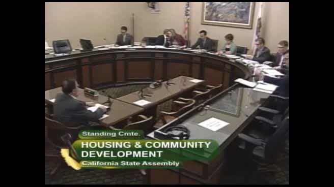 Assembly Standing Committee on Housing and Community Development