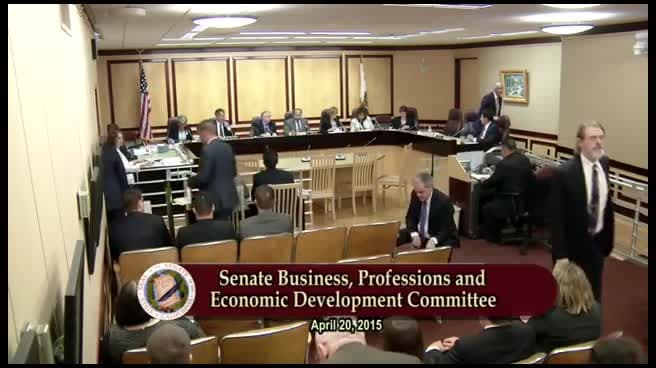 Senate Standing Committee on Business, Professions and Economic Development