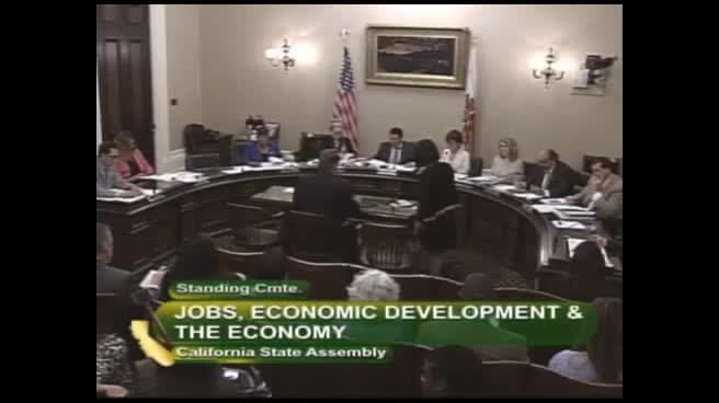 Assembly Standing Committee on Jobs, Economic Development, and the Economy