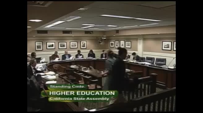 Assembly Standing Committee on Higher Education