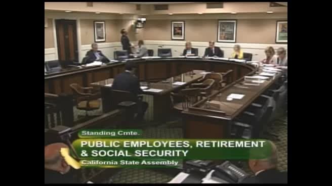 Assembly Standing Committee on Public Employees, Retirement, and Social Security