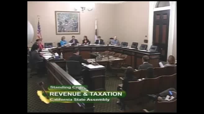 Assembly Standing Committee on Revenue and Taxation