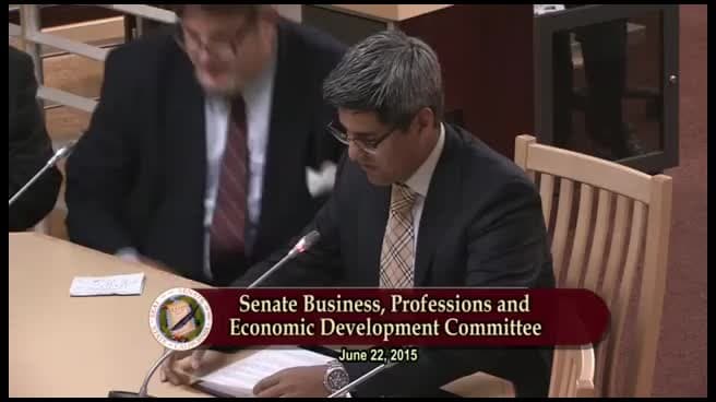 Senate Standing Committee on Business, Professions and Economic Development