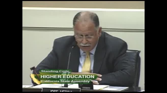 Assembly Standing Committee on Higher Education