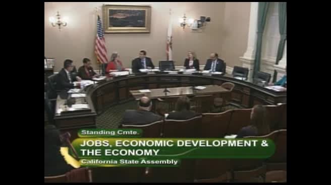 Assembly Standing Committee on Jobs, Economic Development, and the Economy