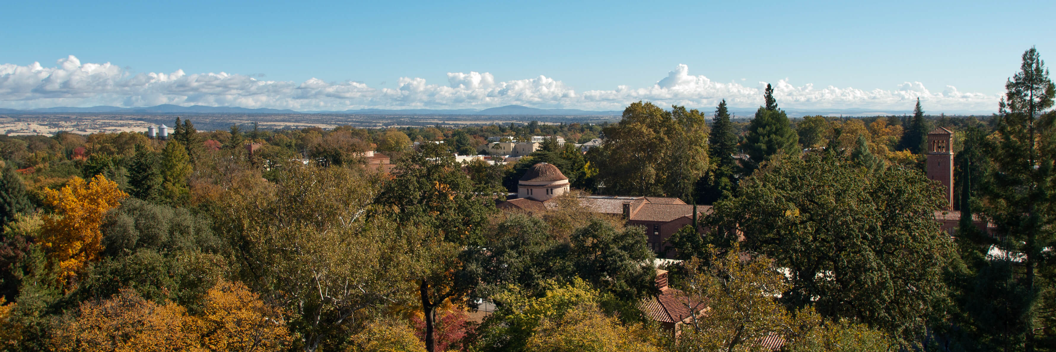 View of the City of Chico from above.